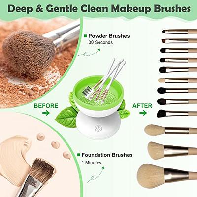 Electric Makeup Brush Cleaner Machine Cosmetic Brush Cleaner Automatic  Spinning Beauty Blender Cleaner Machine Fit Makeup Brush