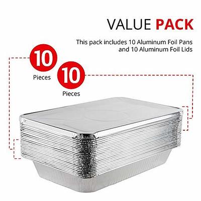 200 Bulk Loaf Pans 5lb Aluminum Foil Baking Tins Catering Heavy Duty Deep Dish