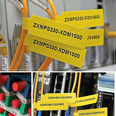 Phomemo D30 Label Maker Tape Cable Wire Label Tape, Black Print on Red  Sticker, 12.5mm x 74mm+35mm (3/8 x2 7/8+1 3/8) Self-Adhesive Thermal Label  Tape, 65 Tapes/Roll, 3-Roll - Yahoo Shopping