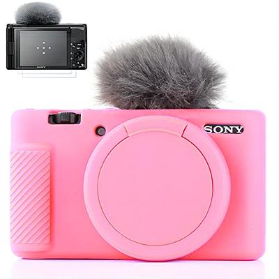  G7X Camera Silicone Case Ultra-Thin Lightweight Rubber Soft  Bag Cover for Canon PowerShot G7X Mark III + Microfiber Cloth (Pink) :  Electronics