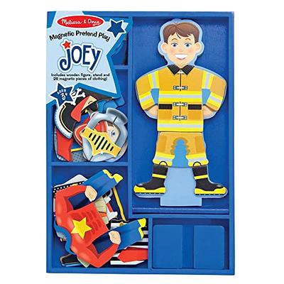 Melissa & Doug Joey Magnetic Wooden Dress-Up Pretend Play Set (25+ pcs) for  Toddlers and Preschoolers Ages 3+ - Yahoo Shopping