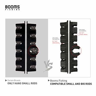 Booms Fishing WV1 Horizontal Fishing Rod Holder, Garage Fishing Pole Holder,  6 Fishing Rod Rack Wall Mount, 16.4 Black - Yahoo Shopping