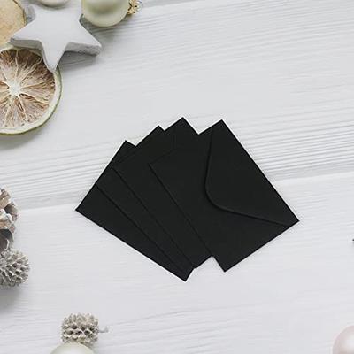 150 Packs of Gift Card Envelopes, Black Mini Envelopes, Gift Card