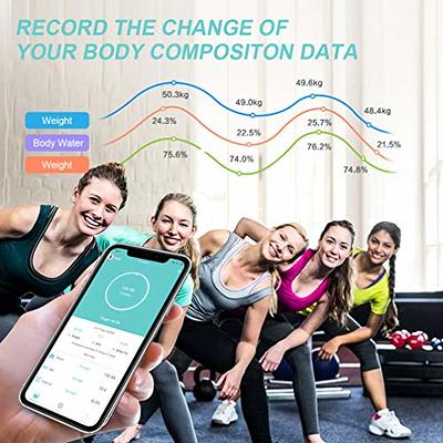 INEVIFIT BODY-ANALYZER SCALE, Highly Accurate Digital Bathroom Body  Composition Analyzer, Measures Weight, Body Fat, Water, Muscle, BMI,  Visceral Fat & Bone Mass for 10 Users 