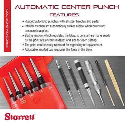 uxcell Automatic Center Punch, 5-Inch Spring-Loaded Center Hole