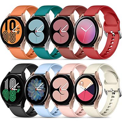 Silicone 20mm Band Strap For Samsung Galaxy Watch Active 2 40/44/3 41mm  Smartwatch Wristband