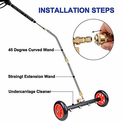 Tool Daily Dual-Function Undercarriage Cleaner, 24 Inch, Water Broom for  Pressure Washer with 7 Nozzles, Under Car Washer Attachment, 3 Pcs  Extension Wand, 4000 PSI - Yahoo Shopping