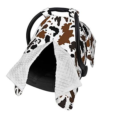 Salabomia Animal Cow Print Car Seat Cover, Stretchy Bucket