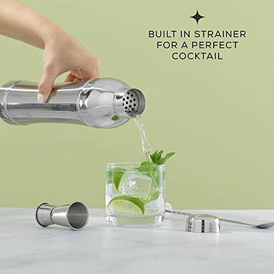 JoyTable Bar Set Cocktail Shaker Set - Stainless Steel Mixology