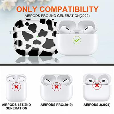 Case for Airpods Pro 2nd Generation - VISOOM Airpods Pro 2 Cases Cover  Women 2022 Silicone iPod Pro 2 Earbuds Wireless Charging Cases Girl Bling