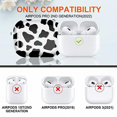  Case for Airpods Pro 2nd Generation - VISOOM Airpods Pro 2  Cases Cover Black Women 2022 Silicone iPod Pro 2 Earbuds Wireless Charging  Case Girl Bling Keychain for Apple Airpod Gen Pro 2 : Electronics