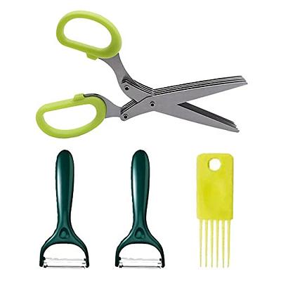  Smart Kitchen Shears with Cover Scissors - Kitchen Gadgets  Utility Scissors All Purpose Stainless Steel Scissors Heavy Duty Kitchen  Scissors - Liberhaus Food Scissors for Chicken, Fish, Meat, Herbs : CDs