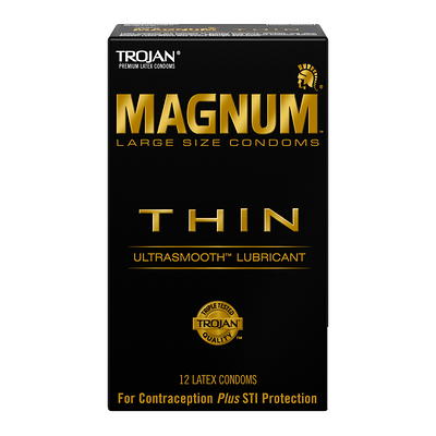 Trojan Condom Sensitivity Ultra Thin Spermicidal, 12 Count