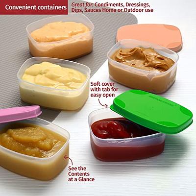Reusable Airtight Food Containers 3 oz 8 pack. for Snacks, Baby/Toddler Food/Puree,  Condiments, Picnics Food Prep, Lunch, Plastic Food Storage Containers–Dishwasher,  Microwave, Freezer Safe BPA free - Yahoo Shopping