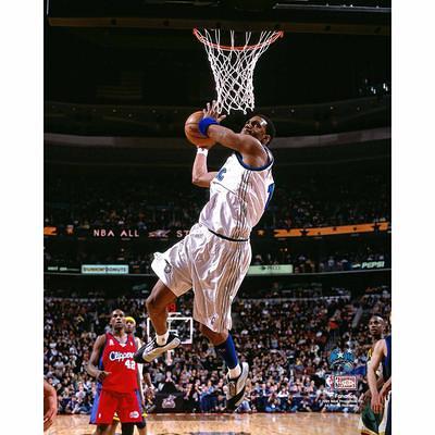 Penny Hardaway Orlando Magic Unsigned Hardwood Classics Two-Handed Dunk  Photograph