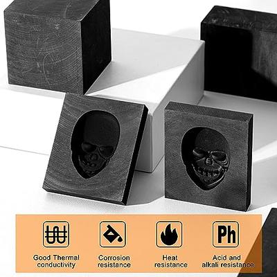 Cholemy 2 Pcs Skull Graphite Casting Ingot Molds 3D Metal Casting Molds  Smelting Graphite Mold Jewelry Casting Tools Crucible Mold for Gold Silver  Aluminum Copper Brass - Yahoo Shopping