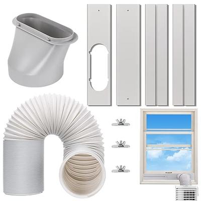  HTBHHDZ Portable Air Conditioner Window Vent Kit 5.9 Inches/15  cm Diameter Exhaust Hose for AC Window Vent Kit,Adjustable Length Window  Seal Panel for Sliding Horizontal Or Vertical Window : Home 