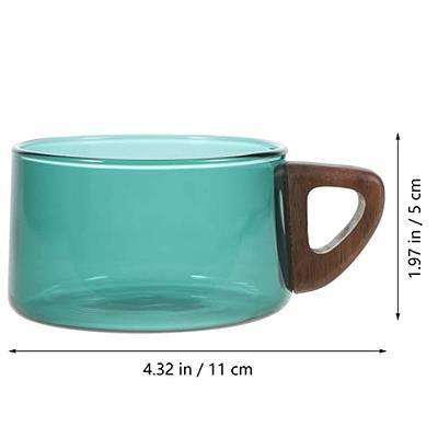 Creative Glass Cups Clear Coffee Mug Glass Mugs With Handles For Latte  Mocha Cappuccino Tea and