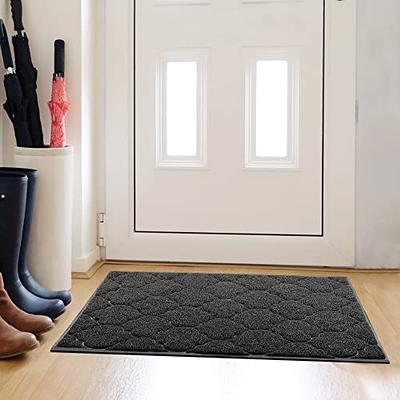 A1hc Natural Coir and Rubber Door Mat, 24x36, Thick Durable Doormats for Indoor Outdoor Entrance, Thin Profile Easy to Clean, Long Lasting, Front