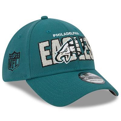 Men's New Era White/Black Philadelphia Eagles 2022 NFL Crucial Catch  39THIRTY Coaches Flex Hat