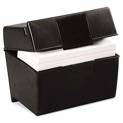 Fiberboard Index Card Storage Boxes, 4