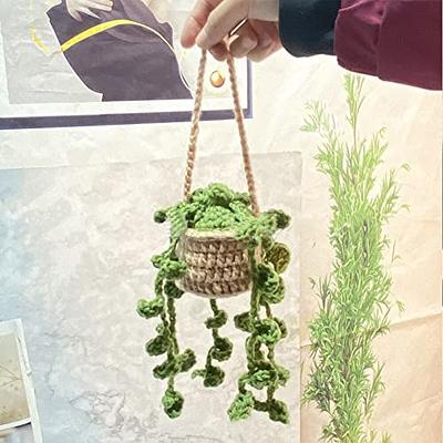 Cute Flower Basket Car Mirror Hanging Accessories Car Charms for Rear View  Mirror Women Car Decorations Interior Aesthetic Accesorios Para Carro Car