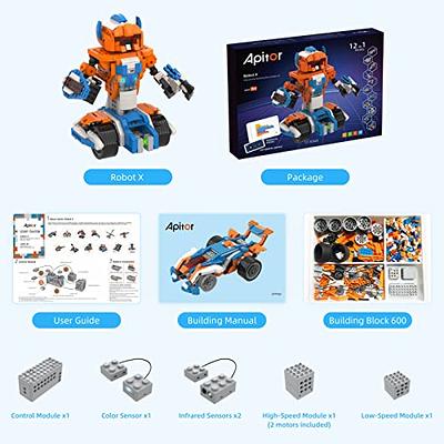 BUDDLETS-Bot Robot Toy Kit for Kids Ages 8-12 - Stem Coding Robotic Toy Car for Beginners - Engineering DIY Building Kit with Voice, Coding & App