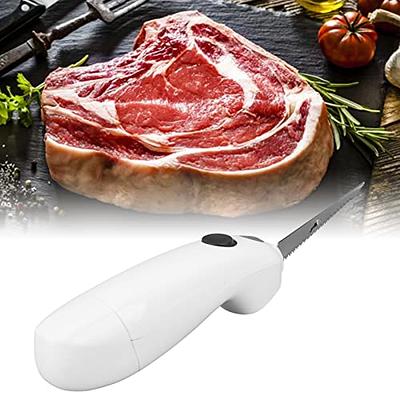 Electric Knife for Carving Meat, Poultry, Bread, Cordless Rechargeable Easy Slice  Electric Knife, 2 Serrated Stainless Steel Blades, Ergonomic Handle,  Serving for Raw Cooked Food - Yahoo Shopping