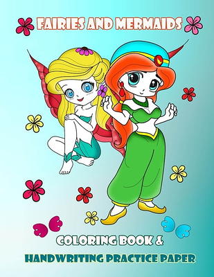 Unicorn, Mermaid, Princess coloring book : coloring books for kids ages 4-8  - princess coloring books for girls - unicorn coloring books for girls -  mermaid coloring books for girls - best