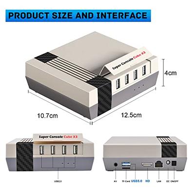 Kinhank Super Console CUBE X3 Retro Game Console with 100000+Games