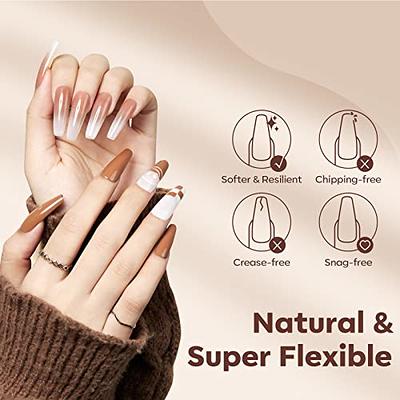 AddFavor 240pcs Almond Nail Tips Clear Full Cover Medium Length Short  Almond Fake Nails Acrylic Gel X Nail Tips for Salon and Home Nail Art  Manicure 12 Sizes Medium Almond