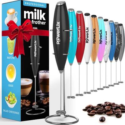 HeTian Handheld Electric Milk Frother, Battery Operated Froth Maker, Mini  Blender & Electric Blender Coffee Milk Frother Perfect for Bulletproof  Coffee, Matcha, Hot Chocolate - Yahoo Shopping