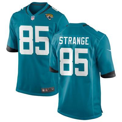 Brenton Strange Men's Nike White Jacksonville Jaguars Vapor Untouchable Elite Custom Jersey