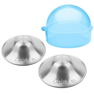 .com Original Silver Nursing Cups, RUVALINO® Breastfeeding Essentials Nipple  Shields for Nursing Newborn, Nipple Cover for Breastfeeding, Healing Cups  for Sore Nipple Relief, No Need Nipple Cream (Regular) 29.99