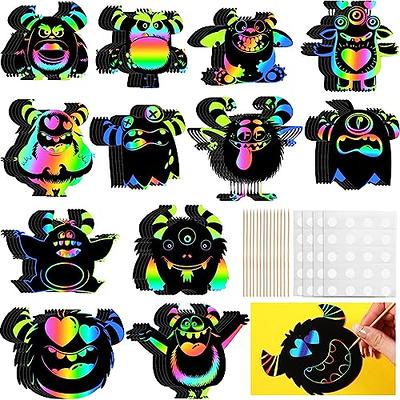 Scratch Paper Art crafts Gift: Bulk Rainbow Magic Paper - Temu