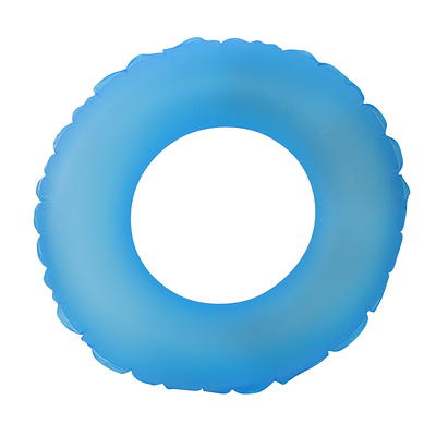 42 in. Blue Sparkle Inflatable Swimming Pool Tube Ring Float