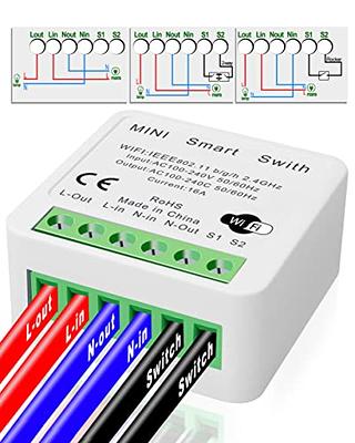 BN-Link Wireless Remote Control Electrical Outlet Switch for Lights, Fans, Christmas  Lights, Small Appliance, Long