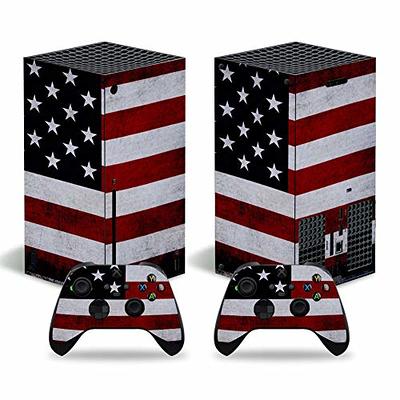 Cool X-Box Series X Skin Set，Fashion Protector Wrap Cover Protective  Faceplate Full Set Compatible with X-Box Series X Console and Controller  Skins