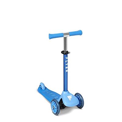 Flyer Glider Jr., Lean to Steer Toddler Scooter, Blue, for