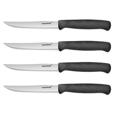 Kyocera 4-piece Ceramic Steak Knife Set, 4.5 Black