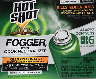 Hot Shot No-Mess Insect Fogger Aerosol with Odor Neutralizer (3-Count)  HG-20177-3 - The Home Depot