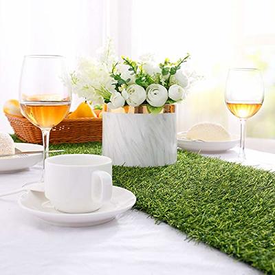 Farochy Artificial Grass Table Runners - Synthetic Grass Table