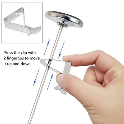 4 Pcs Meat Thermometer Clip Holder, Stainless Steel Thermometer Temperature  Holder Bbq Grill Probe Holder Clip Used For Household Food Thermometer Bbq