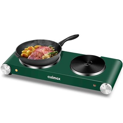 Cusimax Portable Electric Hot Plate for Cooking,1500W Countertop Singl