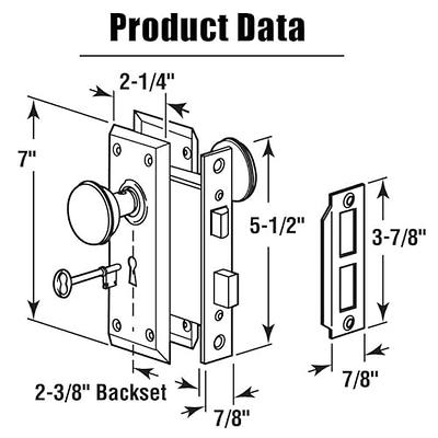 replacement mortise skeleton