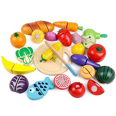 Fruit Cutting Set Children's Play House Toy Kitchen Vegetable Baby Can Cut  Vegetables Boys and Girls Cutting Toys Gift