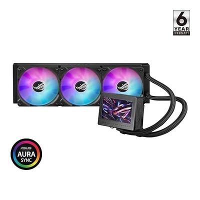 Cooler Master MasterLiquid ML360 Mirror ARGB CPU Liquid Cooler - 3rd Gen.  Pump AIO Water Cooling System, 3 x 120mm SickleFlow V2 Fans, Enhanced 360mm