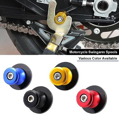 Universal M6 Swing arm Sliders Spools - 2pcs 6mm Motocycle