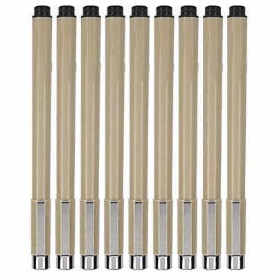 Fineliner Pens, 9pcs Black Micro Ink Pen Fine Liner Tip Art