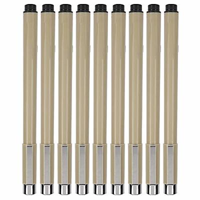 Micro Fineliner Drawing Art Pens: 6 Black Fine Line Waterproof Ink Set  Artist Supplies Archival Inking Markers Pigment Liner Journaling Sketch  Outline Manga Anime Sketching Watercolor Painting : Office Products 